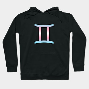 Gemini Trans Pride Symbol Hoodie